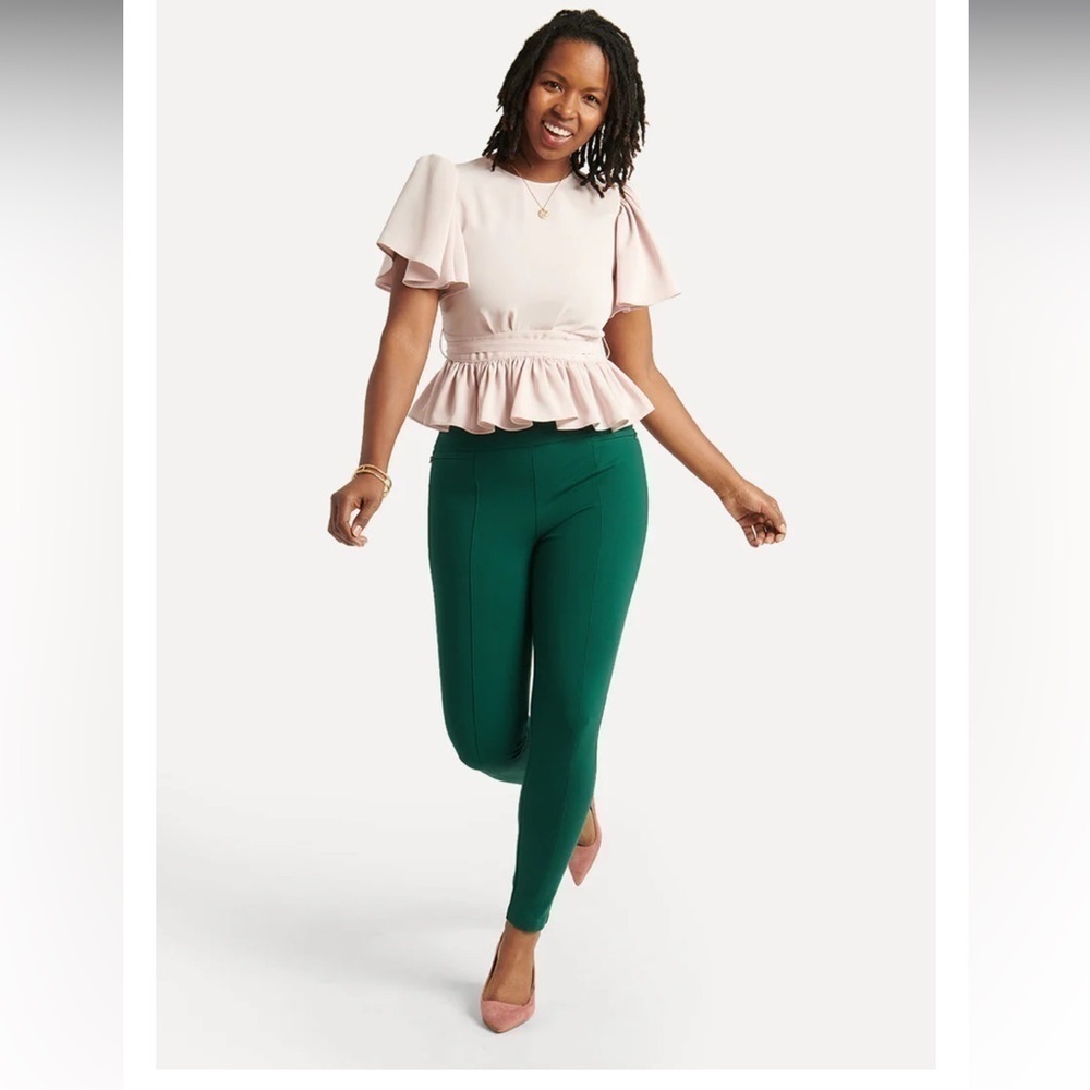 Betabrand  Dress Pant Yoga Pants Skinny-Leg Size 3XL